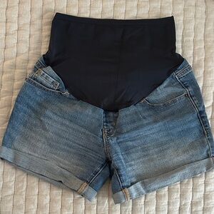 Maternity Jean Shorts